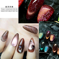 Kit de gel pour les yeux de chat à paillettes brillantes OEM Logo personnalisé Vente en gros Salon de nail art Gel UV pour les yeux de chat de haute qualité Échantillon gratuit