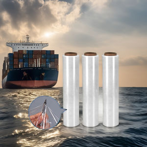 Yalan Film Estirable personalizado translúcido rollo de película industria embalaje sencillo plástico suave estiramiento envoltura Lldpe Strech Film - Product Image 3