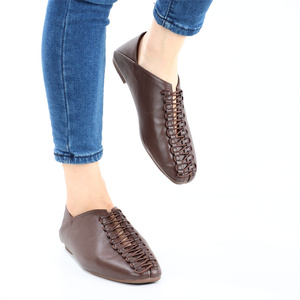 Scarpe antiscivolo traspiranti a punta quadrata-ballerine Casual autunnali da donna con Sole in gomma antiscivolo e stile minimalista <span class=keywords><strong>Chic</strong></span> - Product Image 6