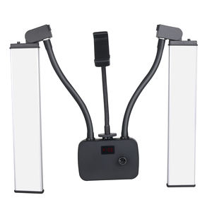 Lámpara LED de Doble Brazo HD-45X, 45W, 3200-5600K, Luz de Relleno Flexible, Luz LED <span class=keywords><strong>para</strong></span> Maquillaje, Pestañas, Videos de Youtube, Fotografía - Product Image 1