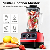 Robot culinaire multifonctionnel 4500W, mixeur broyeur, extracteur de jus, hachoir auxiliaire pour fruits et légumes, haute puissance