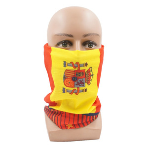 Pañuelo Bandana con Banderas de Brasil y España, Pañuelo para la Cabeza y el Cuello, para Hombres y Mujeres, Ideal para Uso en Exteriores - Product Image 2