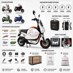 MTBGO Fabricant chinois OEM ODM Trottinette électrique 72V haute vitesse longue autonomie pour adulte avec logo personnalisé à vendre [Moteur sans entretien] - Product Image 5