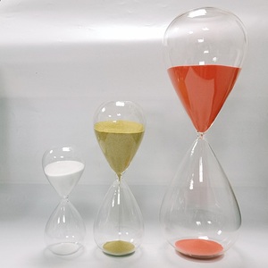 Cadeaux de mariage Grand sablier en verre de 120 minutes Logo personnalisé Sablier pour décoration d'intérieur - Product Image 3