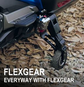 Support de stationnement pour moto GoldWing <span class=keywords><strong>GL1800</strong></span>, cadre de support auxiliaire avec roues de stationnement flexibles pour démarrage et maniabilité - Product Image 3