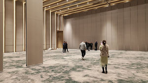 Paredes Divisorias <span class=keywords><strong>Plegables</strong></span> de Aluminio y <span class=keywords><strong>Madera</strong></span> para Escuelas, Supermercados y Oficinas - División Automática de Espacios Interiores con MDF - Product Image 2