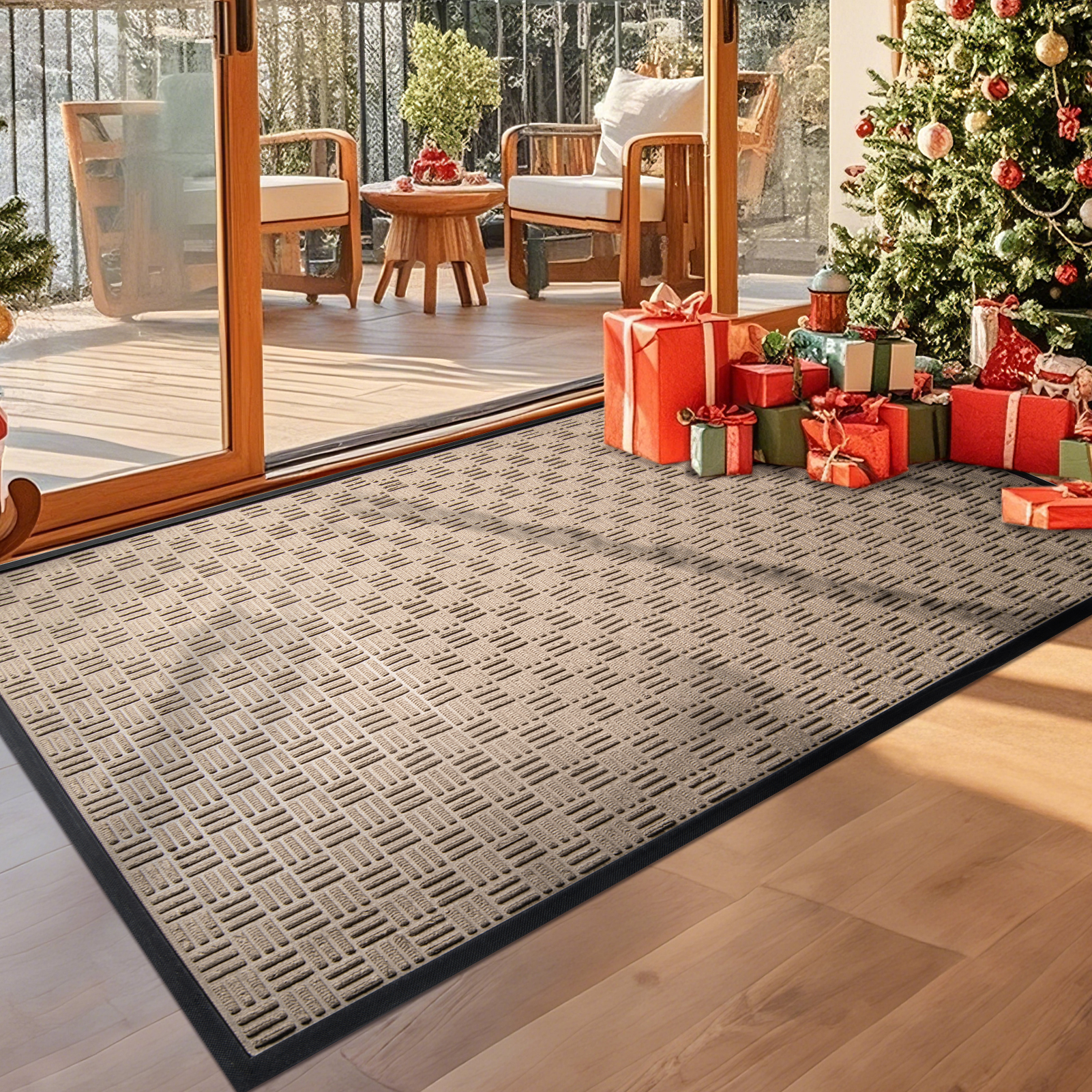 Floor Mat for Home Waterproof Rubber Entrance Mat Home Mats for Doorway and Living Room