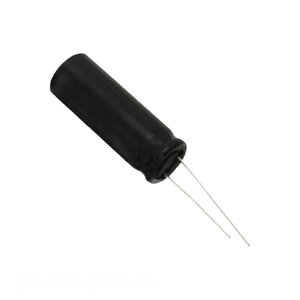 ตัวเก็บประจุแบบ Through Hole CAP ALUM 10UF 20% 250V RADIAL TH 10 uF 250YK10MEFC10X16 - Product Image 1
