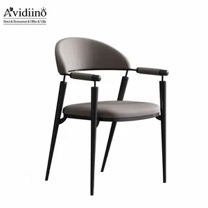 Современный роскошный дизайн AVIDIINO из нержавеющей стали бархат/кожа обеденный стул гостиная ресторан свадебное кресло