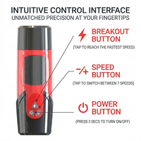 Godemiché vibrant automatique pour homme, rotatif et télescopique, 7 modes, rechargeable par USB, en TPE, vente en gros OEM, jouet sexuel