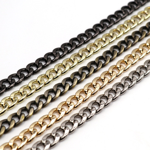 Hot Selling Metal Alloy Handbag Chains for Bags Accessories Purse Shoulder Handbag Chain Lady Chains Bag