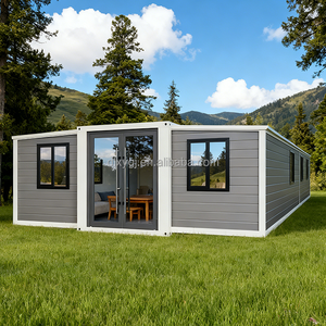 Maison modulaire de luxe préfabriquée à double aile extensible de 40 pieds, 3 chambres, maison conteneur pliable pour jardin, ADU - Product Image 2