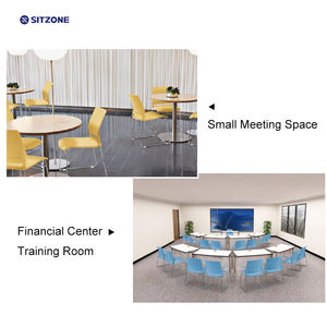 Sitzone Mobilier de bureau moderne de haute qualité Réunion empilable Formation des étudiants Chaise de travailleur de conférence en plastique - Product Image 6