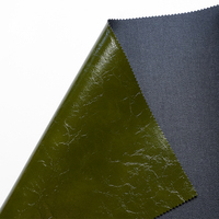 Cuir synthétique PU huilé, tissu décoratif écologique pour ameublement, résistant à l'abrasion, épaisseur 0,7 mm