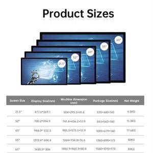 Pantalla Táctil Capacitiva Multitáctil de Diseño Delgado de 21, 22, 23, 24, 27 y 32 Pulgadas, Ideal para Comercio Minorista y Hostelería, PC Todo en Uno con Pantalla Táctil - Product Image 3