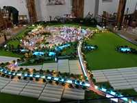 Maqueta de Edificio de Alta Precisión con Iluminación LED para Centro de Ventas