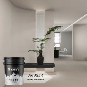 Wufushan fournit <span class=keywords><strong>de</strong></span> la <span class=keywords><strong>peinture</strong></span> micro-ciment à haute adhérence pour usage commercial et résidentiel. - Product Image 3