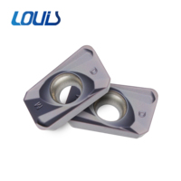 Fraiseuse CNC APMT160416 pour centre d'usinage, alliage dur, revêtement PVD, pièces super dures, fraisage grossier spécial à grand angle R, OEM