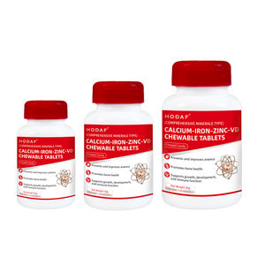 Comprimés de <span class=keywords><strong>calcium</strong></span>, zinc, fer et vitamine D HODAF de qualité supérieure, à croquer, 60 à 100 comprimés, haute puissance, complément alimentaire santé, vente en gros - Product Image 5