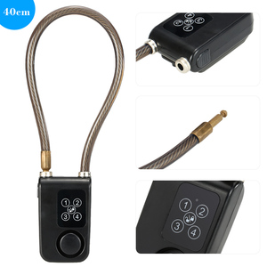 Autres accessoires de moto partage <span class=keywords><strong>vélo</strong></span> <span class=keywords><strong>cadenas</strong></span> électronique anti-vol <span class=keywords><strong>alarme</strong></span> câble antivol pour <span class=keywords><strong>vélo</strong></span> électrique - Product Image 3