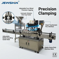 Machine de capsulage automatique à quatre griffes pour bouteilles, pour bouchons à pompe, bouchons pulvérisateurs, bouchons compte-gouttes, bouteilles de shampoing et ligne de produits chimiques quotidiens
