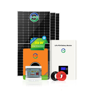 Système d'énergie solaire E-Sun 5KW hors réseau avec batterie LiFePO4, stockage d'énergie domestique mural, onduleur split 48V - Product Image 5