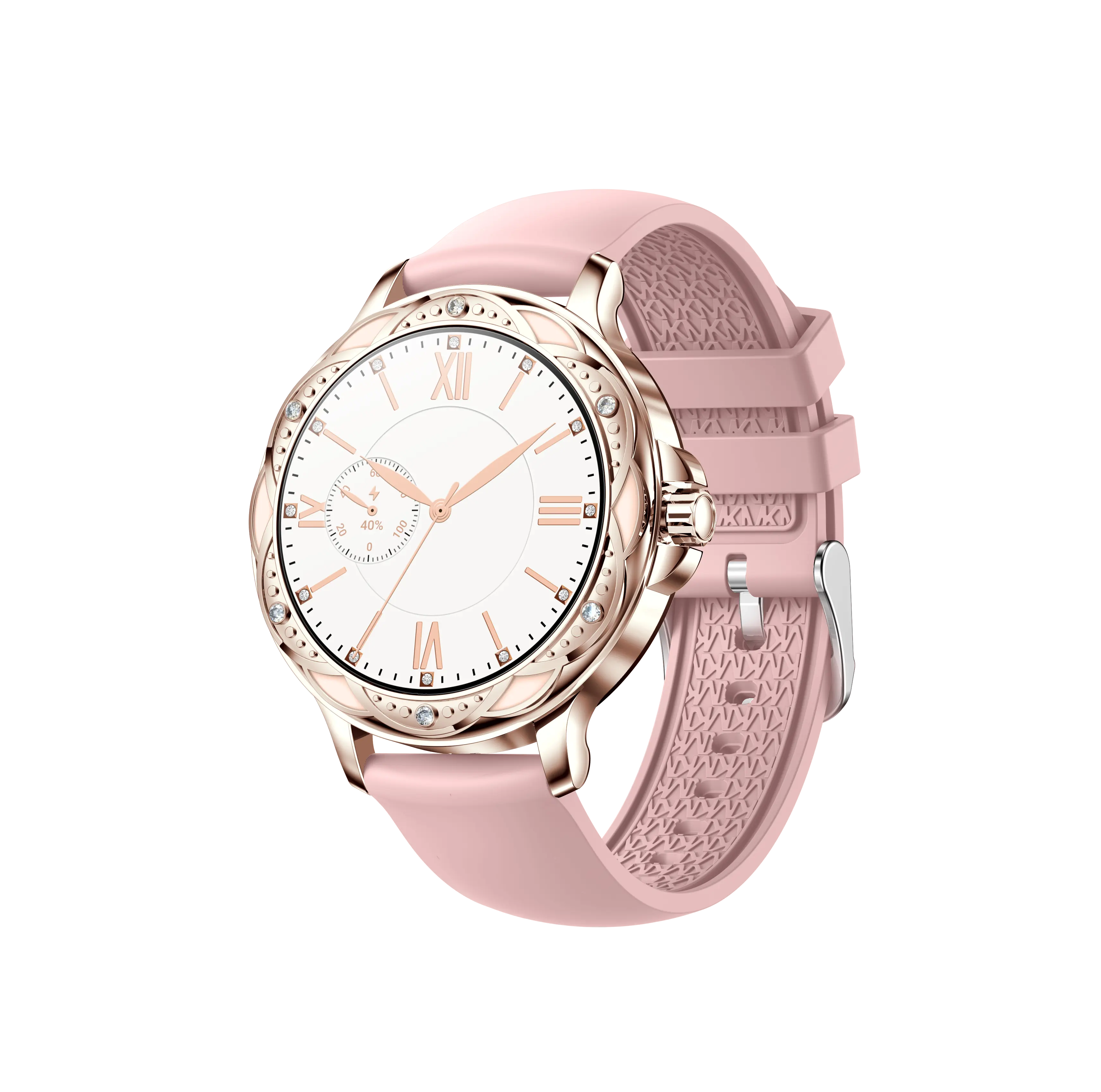 Samsung smart watch CF12 smart watch in acciaio inossidabile BT calling Smartwatch alla moda impermeabile per le donne