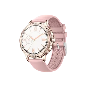 三星智能手表CF12智能手表不锈钢BT呼叫防水时尚女性智能手表