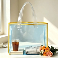Sac fourre-tout en plastique imperméable de haute qualité pour pique-nique et courses en extérieur