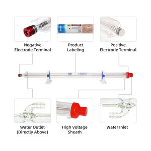 योंगली 75w 90w 100w 150w co2 ग्लास लेजर ट्यूब लेजर काटने मशीन के लिए फोकस लेंस बिजली की आपूर्ति - Product Image 4