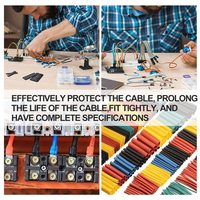 Kit de cable de conexión eléctrica de envoltura de alambre Flexible de PVC PE termorresistente de alto voltaje Protector de manga termorretráctil