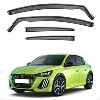 Déflecteurs de vent pour Peugeot 208 MK2 2019-2027 5 portes, hayon, lot de 4 pièces