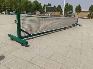 Chất Lượng Cao Xách Tay 22 Ft Di Chuyển Pickleball Lưới Bài Với Bánh Xe Biểu Tượng Tùy Chỉnh Cho Trẻ Em Của Thể Thao Đào Tạo - Product Image 3