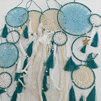 Ensemble de cinq pièces attrape-rêves Offre Spéciale fait à la main pour l'artisanat des cadeaux de Noël et de l'art mural d'intérieur à la maison