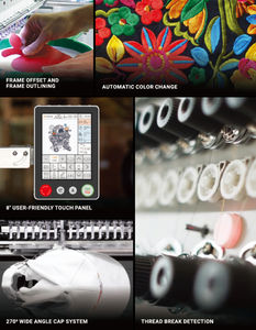 Máquina de Bordar Computarizada <span class=keywords><strong>RICOMA</strong></span> de Una Cabeza con 20 Agujas MT 2001 de Alta Precisión Multifuncional Directo de Fábrica - Product Image 5