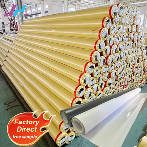 Nhà máy trực tiếp 340g 440g 510g lonas <span class=keywords><strong>frontlit</strong></span>/Backlit <span class=keywords><strong>PVC</strong></span> Flex biểu ngữ CuộN <span class=keywords><strong>Glossy</strong></span> in kỹ thuật số cho quảng cáo ngoài trời - Product Image 1