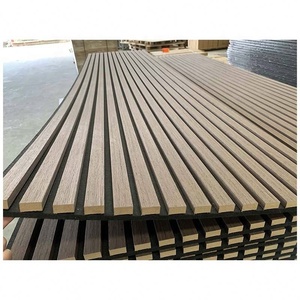 Panneaux muraux acoustiques en bois, lattes de bois insonorisées, design moderne, absorption acoustique hautement efficace, écologiques, design 3D - Product Image 6