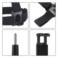 Sangle de tête pour Gopro Hero 10 9 8 7 6 Accessoires pour appareil photo Clip de téléphone portable Fix pour iPhone 13 12 11 Xiaomi Samsung Huawei