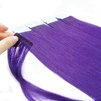 Extensions de cheveux Remy adhésives, résistantes et durables, lisses, russes et européennes, 16-32 pouces, redéfinissables, sans synthétique, hautement personnalisables