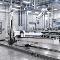 Bras robotisé 3 axes 5 axes entièrement servo pour injection, préhension de produits et de moules, et chargement de machines CNC