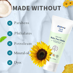 Balsamo Viso Multifunzione per Neonati Senza Solfati, Antibatterico, 60g, Etichetta Privata, Unguento Lenitivo per Bavaglini e Dolo da Lacrime - Product Image 3