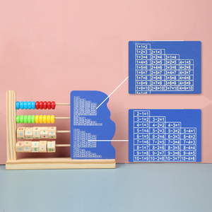 Reloj <span class=keywords><strong>de</strong></span> Educación Temprana <span class=keywords><strong>de</strong></span> madera para niños <span class=keywords><strong>de</strong></span> alta calidad, cuentas <span class=keywords><strong>de</strong></span> Color, marco <span class=keywords><strong>de</strong></span> ábaco, aprendizaje <span class=keywords><strong>de</strong></span> inteligencia, Juguetes didácticos - Product Image 2