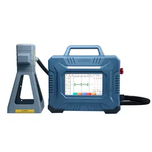 Mesin penanda Laser portabel 20W 30W 50W, mesin cetak dan ukir Laser genggam baja tahan karat, penanda plastik logam serat portabel