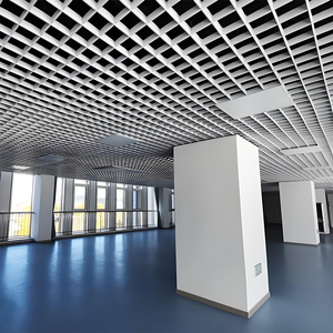 Hệ thống trần kim loại sắt/nhôm, trần thả lưới kim loại mở - Product Image 4