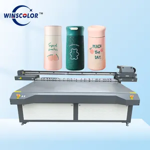 Printer Hybrid Format besar Uv Flatbed dengan Printer Roll To Roll