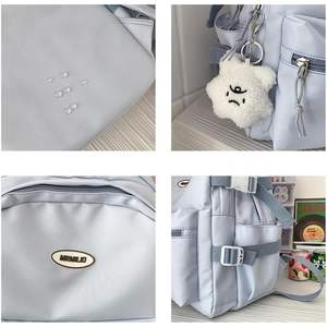 Mochila Impermeable Kawaii con Accesorios Lindos, Mochila Casual de 20L para Portátil de hasta 14.9 Pulgadas, Mochila de Viaje para Mujer - Product Image 2