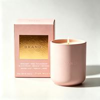 Boîte d'emballage en carton imprimée sur mesure, boîte cadeau pour cosmétiques, parfums, bougies parfumées, boîte pliante avec estampage doré