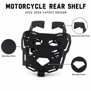 Portaequipajes Trasero para Motocicleta, de Acero al Carbono Resistente, Color Negro, para <span class=keywords><strong>Honda</strong></span> NX500 NX400 2025 2026 - Product Image 2