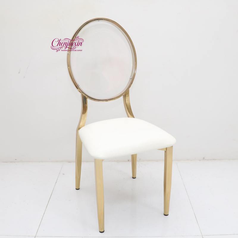 Wholesale Metal clear Acrylic Oval Back