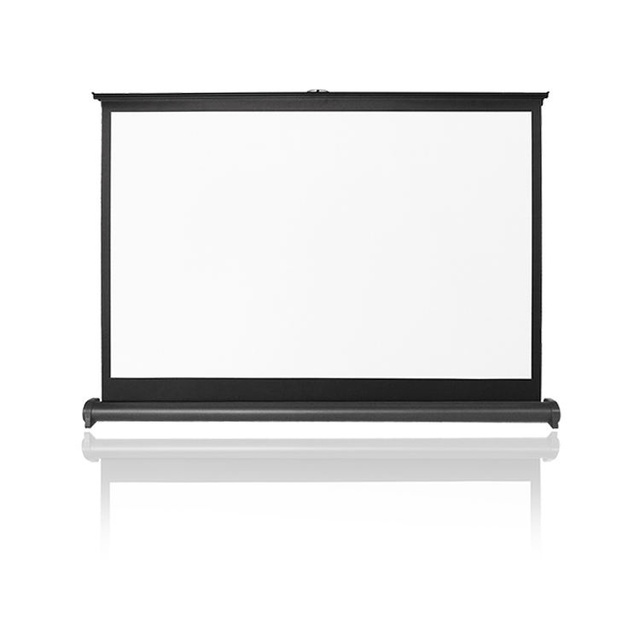 HEYU 50inch 16:9 Fast Fold Portable Floor Standing White Display Desktop Tabletop Home Theater Projector Screen
